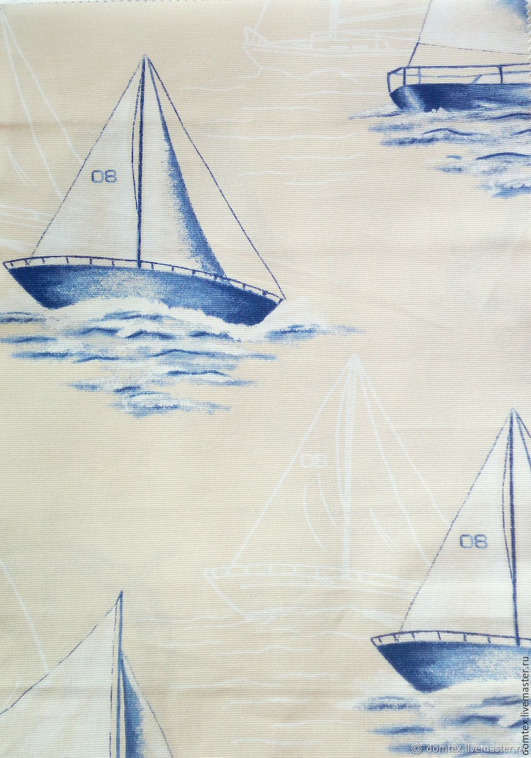Мебельная ткань в морском стиле