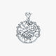 Заказать Кулон "Слоник и семейные узы" из золота 585 с бриллиантами. FANTASY JEWELS. Ярмарка Мастеров. . Кулон Фото №3