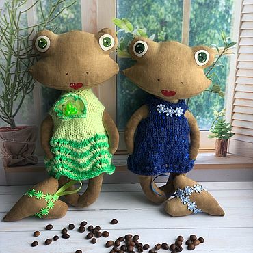 Чердачная кукла ручной работы. Ярмарка Мастеров - ручная работа Кофейная Лягушка. Handmade.
