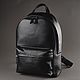 Men's leather backpack 'Lucas' (Black). Men\\\'s backpack. DragonBags - Men's accessories. Online shopping on My Livemaster.  Фото №2