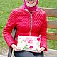Валяная сумка женская с цветочным декором Летнее настроение. Классическая сумка. Яркий handmade от Ланы. Интернет-магазин Ярмарка Мастеров.  Фото №2
