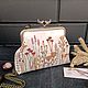 "Botanica"-сумочка из бархата с вышивкой. Сумка с фермуаром. Людмила (L&L accessories). Ярмарка Мастеров.  Фото №5