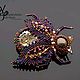 Order Brooch beetle with rainbow Geode. N_Belokon_jewelry. Livemaster. . Brooches Фото №3