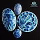 Sets of ceramic cabochons 'Blueberry yogurt', Cabochons, St. Petersburg,  Фото №1
