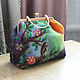Felted bag 'At sunset'. Clasp Bag. silk wool. My Livemaster. Фото №4