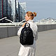 Backpack female leather black Margaret Mod R44-711. Backpacks. Natalia Kalinovskaya. Online shopping on My Livemaster.  Фото №2