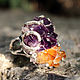 925 Sterling Silver Ring with natural citrine and amethyst IV0100. Rings. Sunny Silver. My Livemaster. Фото №5
