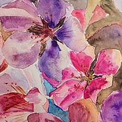 Картины и панно handmade. Livemaster - original item Painting sakura in bloom. Handmade.