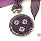 Embroidered pendant Lady Nimueh, Pendants, Moscow,  Фото №1