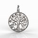 Pendant Wood with stones 925 sterling silver (P33), Pendant, Chelyabinsk,  Фото №1
