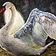 Order Swan painting with pastels on sandpaper. paintmart (oikos). Livemaster. . Pictures Фото №3