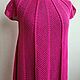 Fuchsia Summer dress. Dresses. Knitted with love. Online shopping on My Livemaster.  Фото №2