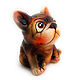 Figurine ceramic 'French bulldog'. Figurine. aboka. Online shopping on My Livemaster.  Фото №2