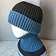 Вязаный комплект из шапки и манишки. Комплект из шапки и шарфа. TEPLOTA knitwear. Интернет-магазин Ярмарка Мастеров.  Фото №2
