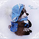 Raccoon Fedor winter felted wool. Felted Toy. Elena Konopleva dolls and toys. Online shopping on My Livemaster.  Фото №2