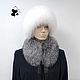 Order Fur detachable collar fringe Fox fur TK-212. Mishan (mishan). Livemaster. . Collars Фото №3