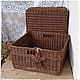 Storage basket in brown color ' Chocolate'. Basket. lmillame. My Livemaster. Фото №5