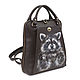 Order Backpack bag ' Baby raccoon'. Pelle Volare. Livemaster. . Backpacks Фото №3