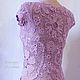 Lace knitted dress ' Lilac haze'. Dresses. Studio by Varvara Horosheva (varvara911). Online shopping on My Livemaster.  Фото №2