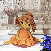Куклы и игрушки handmade. Livemaster - original item A soft ballerina toy. doll as a gift. Knitted doll. Handmade.