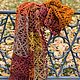 Шерстяной шарф, палантин "Петербургские тайны" (вариант). Палантины. IRINA GRUDKINA Handmade Knitwear. Интернет-магазин Ярмарка Мастеров.  Фото №2