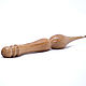 Крючок для вязания 4 мм Натуральное дерево Вяз деревянный крючок #K20. Крючки. ART OF SIBERIA. Интернет-магазин Ярмарка Мастеров.  Фото №2