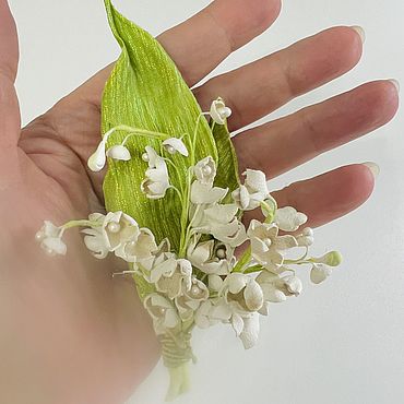 Украшения ручной работы. Ярмарка Мастеров - ручная работа Брошь ЛАНДЫШИ. Handmade.