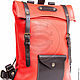 Leather Vogue backpack red. Backpacks. Russian leather Guild. Online shopping on My Livemaster.  Фото №2