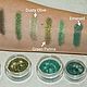 Минеральные тени изумрудно-серые сатиновые Emerald. Тени. Beauty Laboratory by Yulia Romanova (naturalcream-minerals). Интернет-магазин Ярмарка Мастеров.  Фото №2