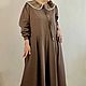 Платье из льна на заказ длинное бохо с карманами. Платья. SVЭRO dress. Ярмарка Мастеров.  Фото №11