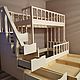Furniture: Bunk bed with ladder chest of drawers. Furniture for a nursery. Joinery in Altai. Online shopping on My Livemaster.  Фото №2