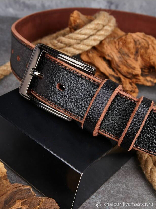Ремень из натуральной кожи в интернет-магазине Ярмарка Мастеров по цене ...