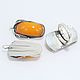 Ring with amber in 925 silver ALS0027. Rings. Sunny Silver. My Livemaster. Фото №6