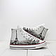 Заказать Виды Парижа с Эйфелевой башней - Высокие кеды Converse. Алексия Яркая (prospectavenue). Ярмарка Мастеров. . Кеды Фото №3
