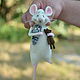 Mouse with toys. Felted Toy. SvetlanaToys. Online shopping on My Livemaster.  Фото №2