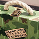 Косметичка чемоданчик шкатулка"Набор для боевого раскраса". Чехол. EdenWood. Ярмарка Мастеров.  Фото №6