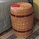 Bedside table, wicker table, pouf. Tables. lmillame. My Livemaster. Фото №4