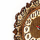 Часы деревянные маленькие круглые "Ромашки" D19. Арт.40015. Часы классические. Антон Витко (lukoshko70). Интернет-магазин Ярмарка Мастеров.  Фото №2