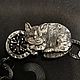 THE Cat BRACELET. Silver, Ethiopian opal, Chain bracelet, St. Petersburg,  Фото №1