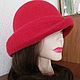 Заказать Шляпка валяная Wonderful Red Hat. Оксана Молева. Ярмарка Мастеров. . Шляпы Фото №3