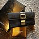 Винтаж: Длинный кошелек Yves Saint Laurent. Черный Cavas и кожа. Сумки винтажные. Chic bags. Ярмарка Мастеров.  Фото №8