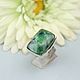 ring with fuchsite. Silver. Rings. Author Jewelry from natural stones. My Livemaster. Фото №5