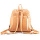 Order Women's leather backpack 'Paulina' (peach). Russian leather Guild. Livemaster. . Backpacks Фото №3