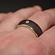 Order Gold ring with ebony and diamond 0,05 ct German Kabirski. yakitoriya. Livemaster. . Rings Фото №3
