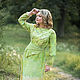 Dress lime boho (redone in summer coat), Dresses, Moscow,  Фото №1