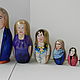 Portrait matryoshka. Portrait Doll. nesting dolls on order (Galinnna). Online shopping on My Livemaster.  Фото №2
