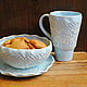 Tea pair Vintage turquoise. Single Tea Sets. author's ceramics. My Livemaster. Фото №6