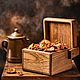 Caja de almacenamiento grande de roble ligero 'Cubo'. Sugar Bowls. Foksvudrus. Интернет-магазин Ярмарка Мастеров.  Фото №2