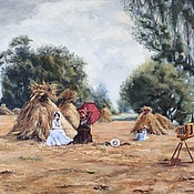 Картины и панно handmade. Livemaster - original item Oil painting landscape 