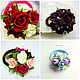 Hair bands with flowers. Flowers from polymer clay, Hairpins, Zarechny,  Фото №1